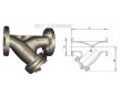 臺灣東光RING鑄鐵法蘭Y型過濾器 FIG.078